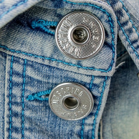 Moschino Jeans Western Accent Denim Jacket - Picture 5 of 11